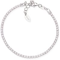 Pulsera Amen Mujer Tennis in Plata Zirconia BTBB16 - BTBB16